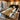 A custom poplar resin dining table featuring natural wood grain and white resin details, placed as a solid wood dining table centerpiece in a warm dining room with elegant chairs and modern decor - BespokeTableCo